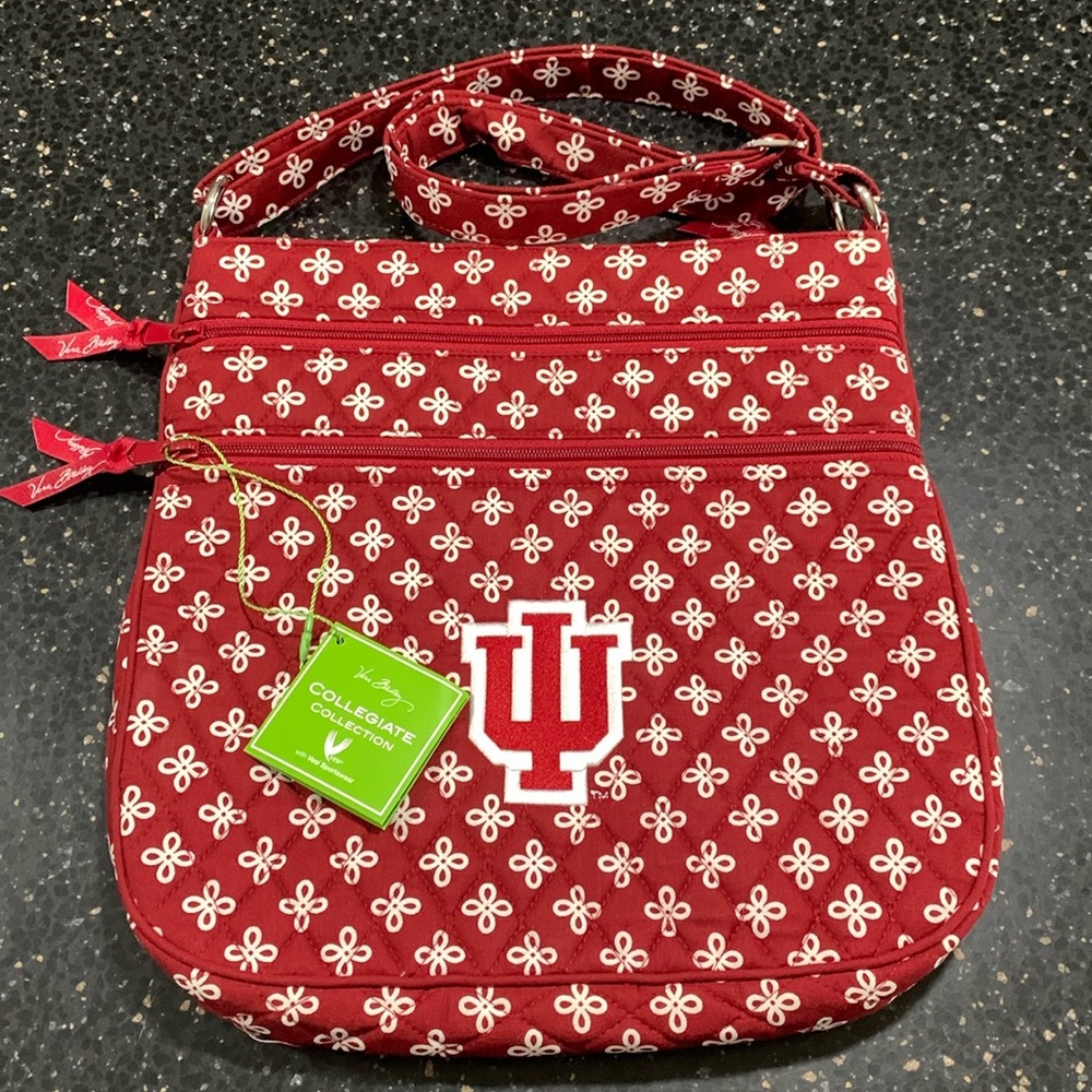 Vera Bradley IU Triple Zip Hipster Crossbody Bag NWT
